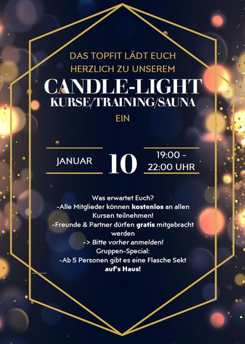 Candle-Light Trainings Event