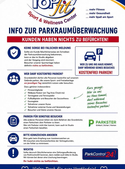 Parken beim TopFit