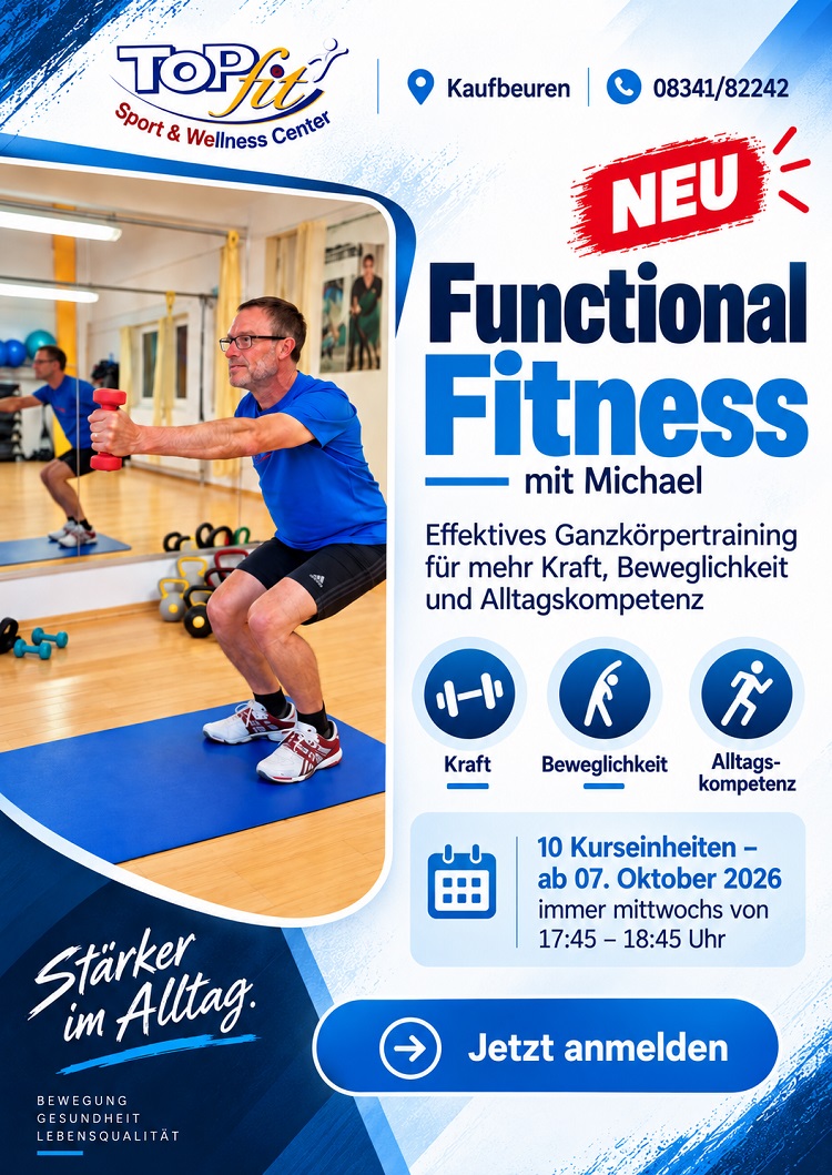 Flyer für Functional Fitness
