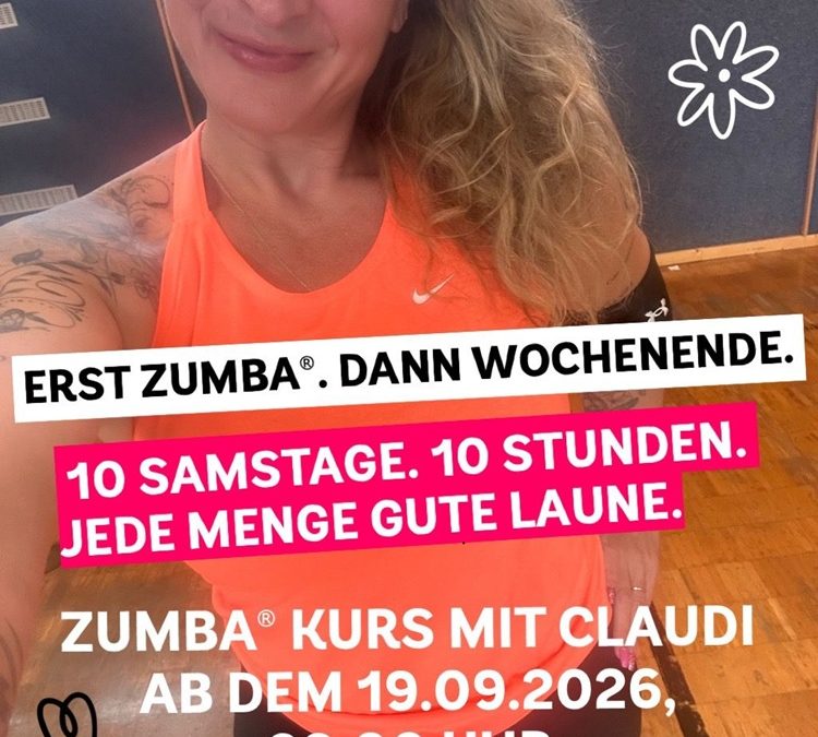Neuer Zumba Kurs